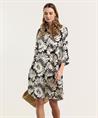 0039 ITALY Blusenkleid Blattdruck