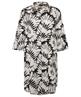 0039 ITALY Blusenkleid Blattdruck