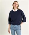 0039 ITALY kurze Popeline-Bluse