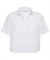 0039 ITALY kurze Popeline-Bluse
