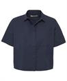 0039 ITALY kurze Popeline-Bluse