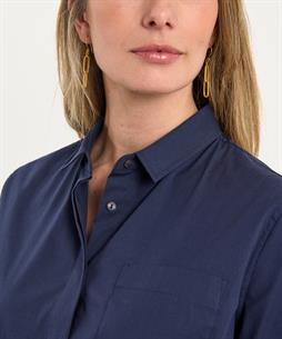 0039 ITALY kurze Popeline-Bluse