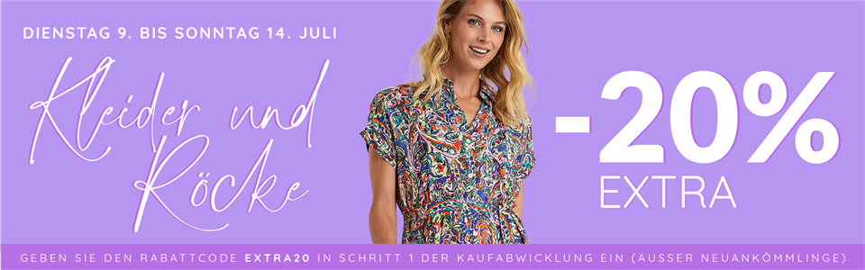 -20% EXTRA: Kleider & Röcke