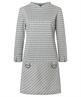 Ana Alcazar Kleid aus Lurex-Möhrenstoff