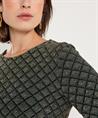 Ana Alcazar Kleid mit Lurex-Karomuster