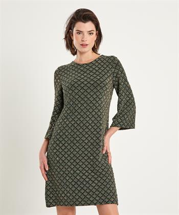 Ana Alcazar Kleid mit Lurex-Karomuster