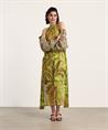 Ana Alcazar Neckholder-Kleid Blatt-Lurex