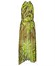 Ana Alcazar Neckholder-Kleid Blatt-Lurex