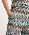 Ana Alcazar Palazzo Hose Zickzack Lurex