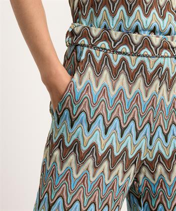 Ana Alcazar Palazzo Hose Zickzack Lurex