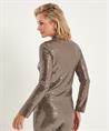 Ana Alcazar Rollkragenshirt mit Pailletten-Ausschnitt