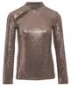Ana Alcazar Rollkragenshirt mit Pailletten-Ausschnitt