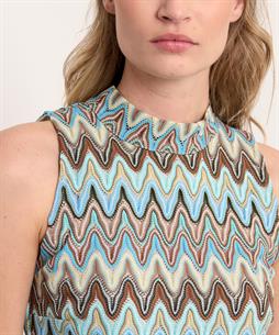 Ana Alcazar Top Zickzack Lurex