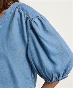 Beaumont Bluse weichem Jeansstoff Fae