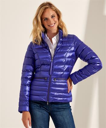 Beaumont Daunenjacke Metallic Flieder