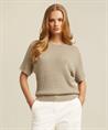 Beaumont durchbrochener Pullover lurex Hearty