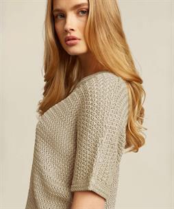 Beaumont durchbrochener Pullover lurex Hearty