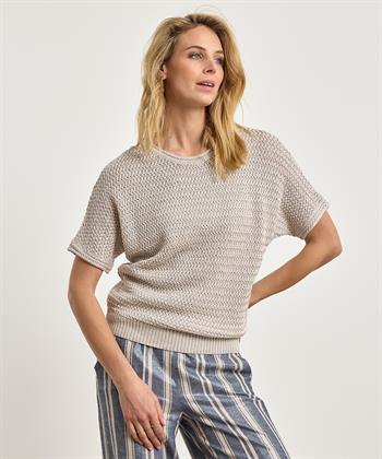 Beaumont durchbrochener Pullover lurex Hearty