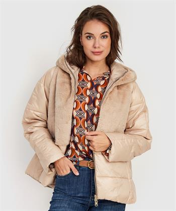 Beaumont fake fur Daunenjacke