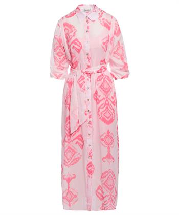 Beaumont Kleid Gürtel mit Ikat-Druck