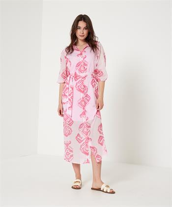 Beaumont Kleid Gürtel mit Ikat-Druck