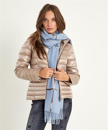 Beaumont Metallic-Pufferjacke Flieder