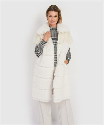 Beaumont reversible fun fur Bodywarmer
