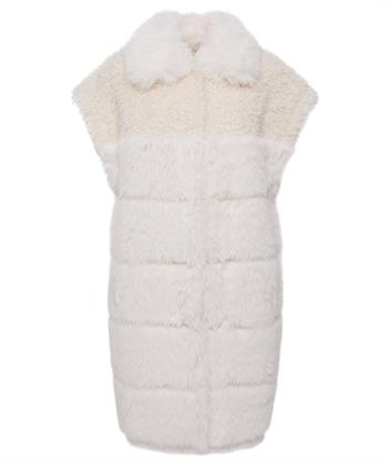 Beaumont reversible fun fur Bodywarmer