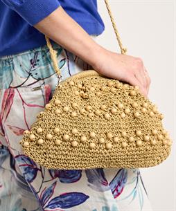Beck Söndergaard Raffia Tasche Perlen
