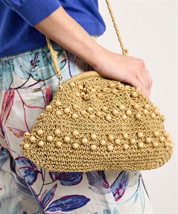 Beck Söndergaard Raffia Tasche Perlen