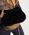 Beck Söndergaard Samt Clutch mit Schleife Bonita