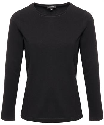 BeOne Basic Shirt Langarm Figurnaht