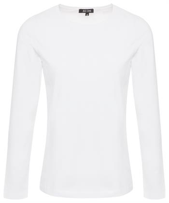 BeOne Basic Shirt Langarm Figurnaht