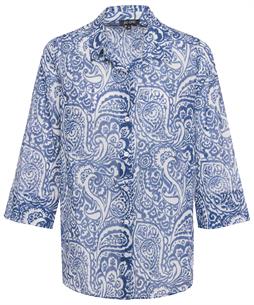 BeOne Baumwoll-Voile Bluse Paisley