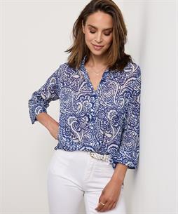 BeOne Baumwoll-Voile Bluse Paisley
