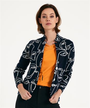 BeOne Blazer Strickjacke Faces