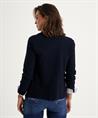 BeOne Blazer Strickjacke geprägtes Gestrick