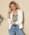 BeOne Blazer Strickjacke geprägtes Gestrick