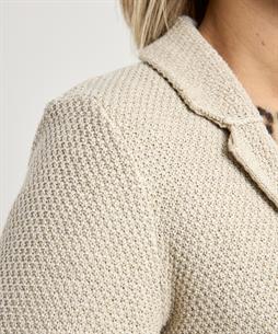 BeOne Blazer Strickjacke geprägtes Gestrick