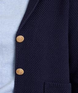 BeOne Blazer Strickjacke geprägtes Gestrick