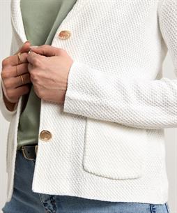 BeOne Blazer Strickjacke geprägtes Gestrick