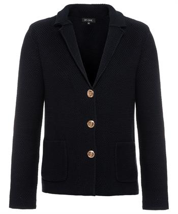 BeOne Blazer Strickjacke geprägtes Gestrick