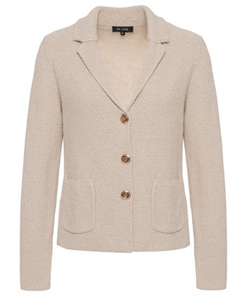 BeOne Blazer Strickjacke geprägtes Gestrick