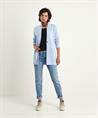 BeOne Blazer Strickjacke halblang spitz gestrickt