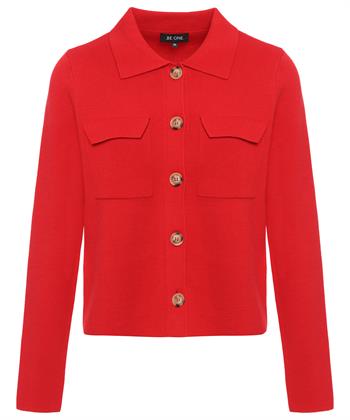 BeOne Blazer-Strickjacke kurz spitz zulaufend