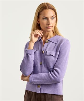 BeOne Blazer-Strickjacke kurz spitz zulaufend