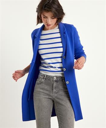 BeOne Blazer Strickjacke pointaknit lang