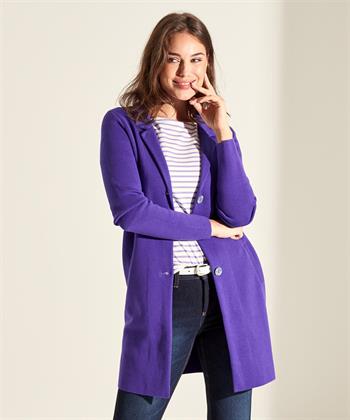 BeOne Blazer Strickjacke puntaknit lang