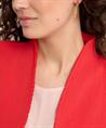 BeOne Blazer Strickjacke roher Rand pointaknit