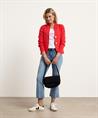 BeOne Blazer Strickjacke roher Rand pointaknit